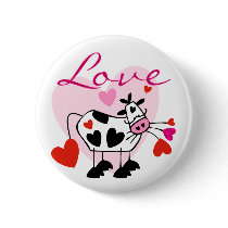 Mooey Love Valentine buttons by valentinesday Mooey Love Valentine buttons