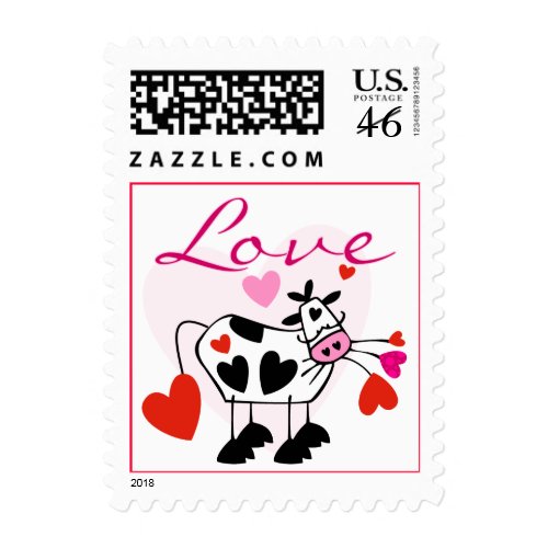 Mooey Love Valentine stamp