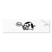 Mooing Cow Bumper Stickers