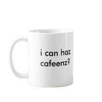 Mooki "eu posso caffeenz do haz?" caneca canegas by lorika Mooki "eu posso caffeenz do haz?" caneca canegas