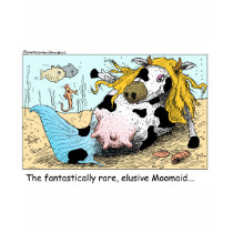 Moomaid Funny Cow Cartoon Gifts Tees Collectibles t-shirts