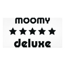 moomy deluxe icon personalized photo card