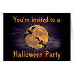 Moon and Bats Cards