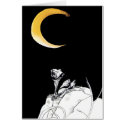 moon and frog cards by biliana moon and frog cards