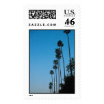 moon and palm tree postage postage