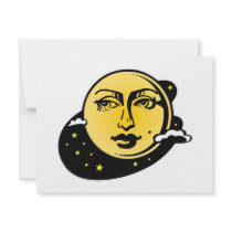Moon and Stars Astrology #002 invitations by Mustang_Lady Moon and Stars Astrology #002 invitations