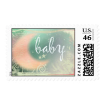 moon and stars baby postage postage