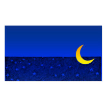 Moon and Stars Business Card business cards