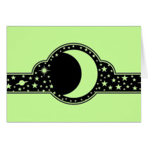 Moon and Stars Card