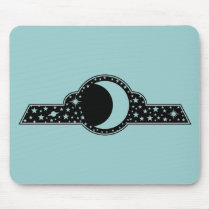 Moon and Stars Mousepad