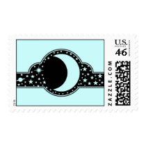 Moon and Stars Postage Stamps