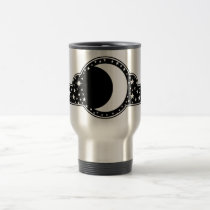 Moon and Stars Travel Mug mugs