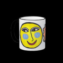 Moon and Sun Mug mugs