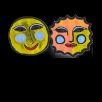 Moon and Sun t-shirts