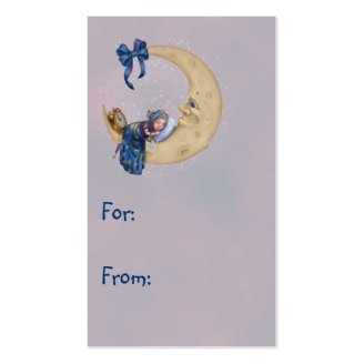 Moon Baby Gift Tag business cards