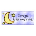 Moon & Back Print