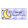 Moon & Back Print
