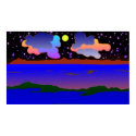 Moon Between Color posters