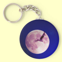 Moon Bird keychains