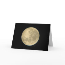 Moon Birthday Card