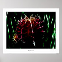 Moon Cactus Print