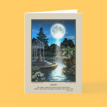 Moon Card by lynettecook Moon Card