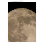 Moon Card Romantic Full Moon Blank Greeting Card