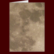Moon Card Romantic Full Moon Custom Greeting Card cards