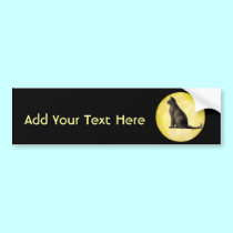 Moon Cat bumper stickers