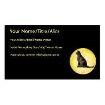 Moon Cat Business Card