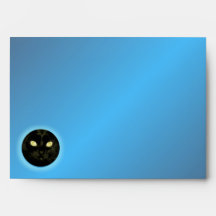 Moon Cat Halloween A7 Envelopes