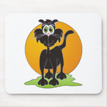 Moon Cat Mousepads