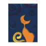 Moon Cat Post Card