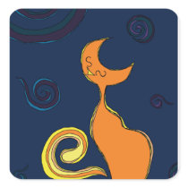 Moon Cat stickers