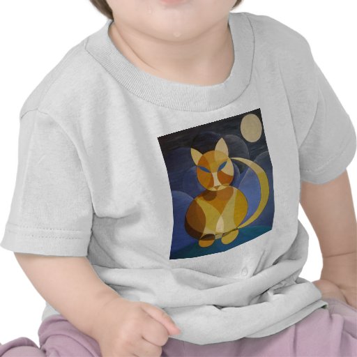 Moon Cat Tshirts