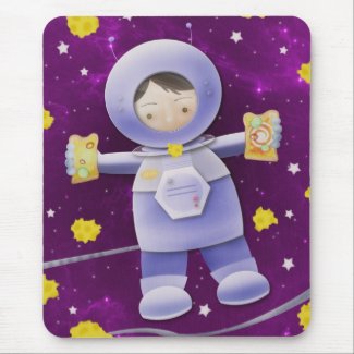 Moon cheese sandwich - mouse pad mousepad