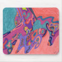 Moon Crashers, abstract art mousepads