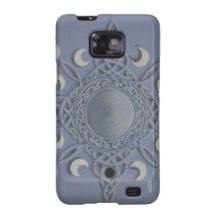Moon cycle -celtic knot samsung galaxy SII cases