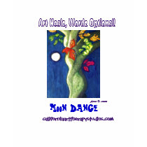 Moon Dance blue T t-shirts