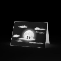 MOON DANCING Greeting Card