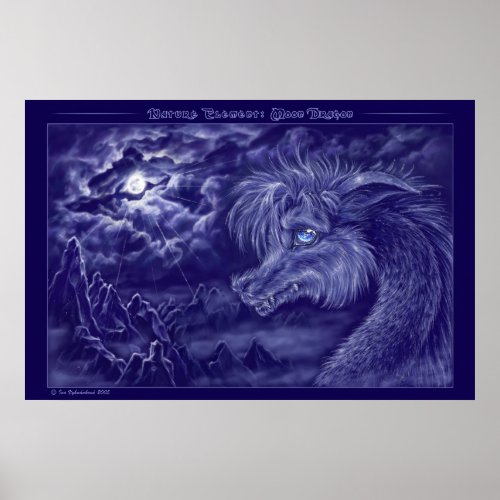 Moon Dragon print