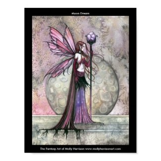 Moon Dream Fairy Poster by Molly Harrison print