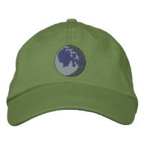 Moon embroidered hats