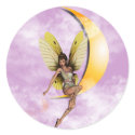 Moon Fairy 2 Stickers by stellerangel Moon Fairy 2 Stickers
