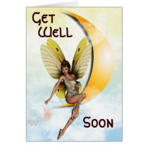 Moon Fairy Greeting Card