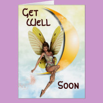Moon Fairy Greeting Card