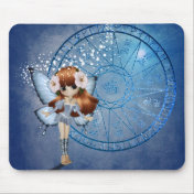 Moon Fairy Mouse Pads