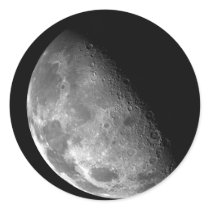Moon from Galileo Planetary Space Mission stickers