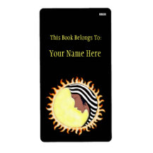 Moon Goddess 2 (Bookplate) Personalized Shipping Label