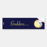 Moon Goddess Bumper Stickers
